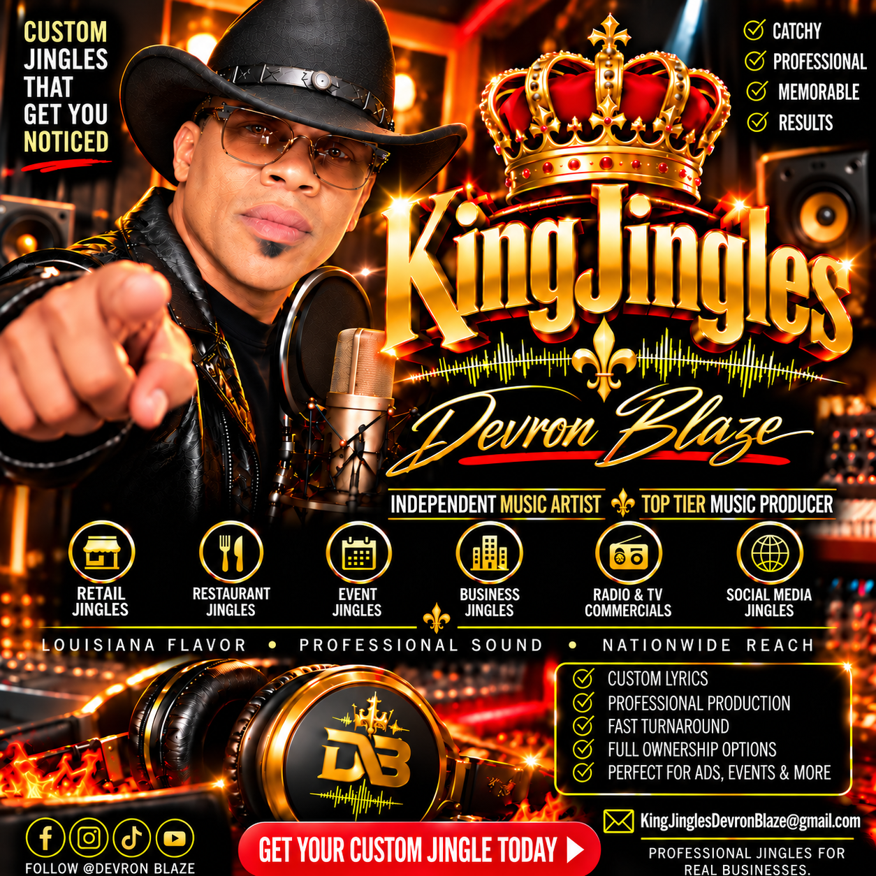 KingJingles promotional graphic